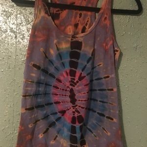 Tie dyed tank top